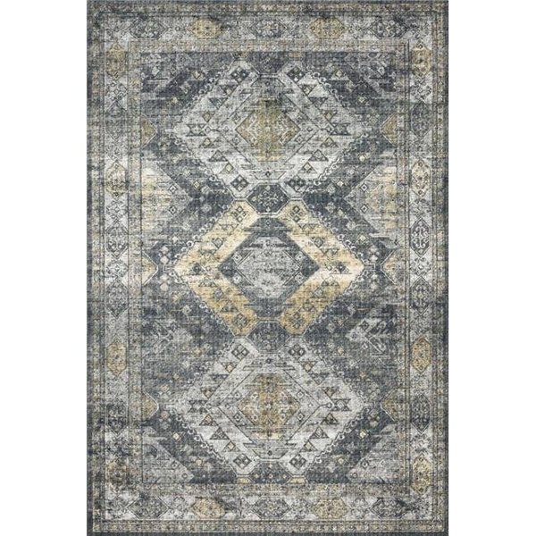 Loloi Rugs Loloi Rugs SKYESKY-09GTSI3656 3 ft. 6 in. x 5 ft. 6 in. Skye Area Rug - Graphite & Silver SKYESKY-09GTSI3656